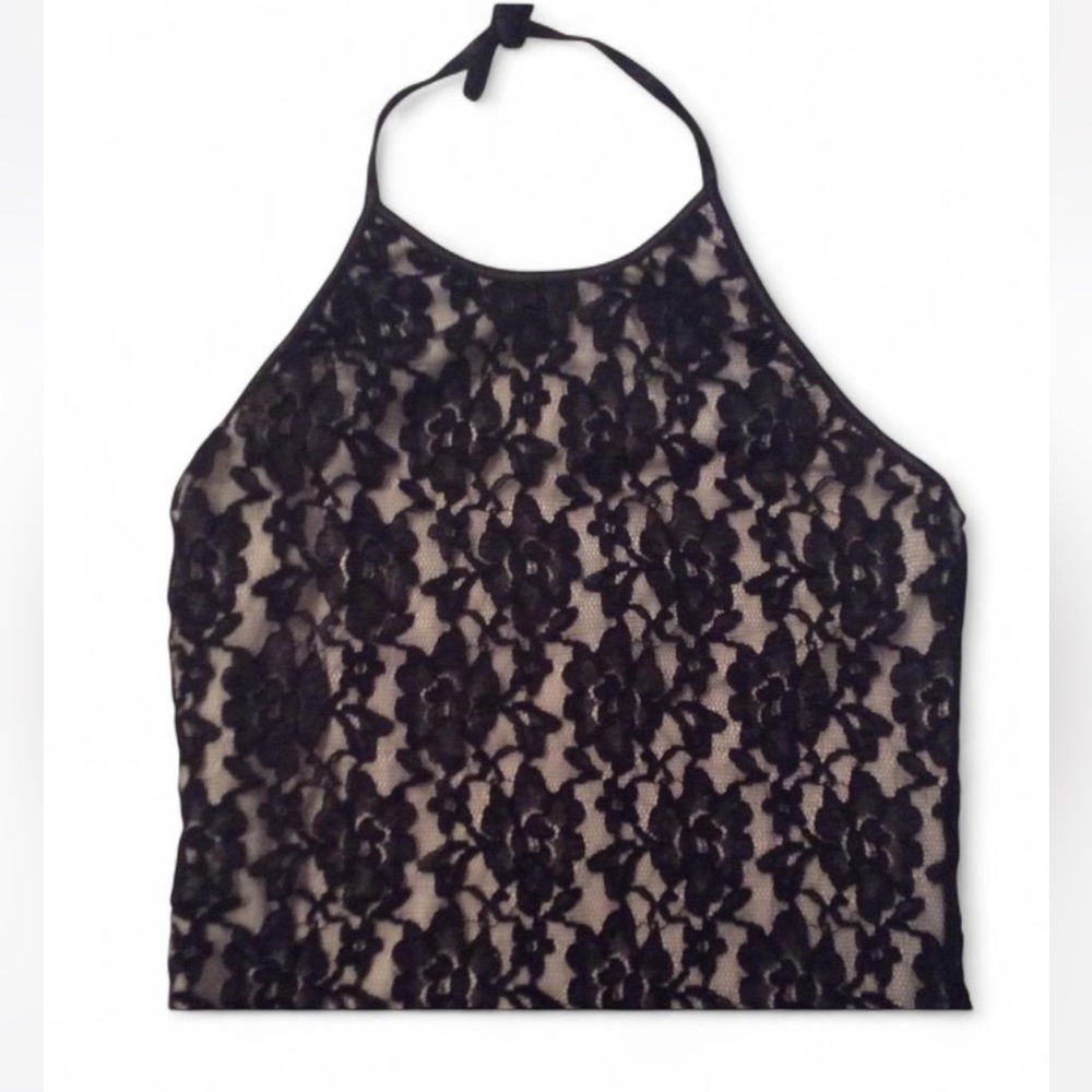 The Limited Black Floral Lace Camisole